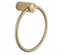 Rea - Towel Rail 64106 Solo - Brushed Gold - 6.5 x 16 x 16.7 cm