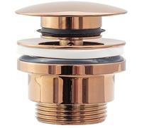 Rea Universal Sink Plug with Pop Up Waste in Brass Rose Gold