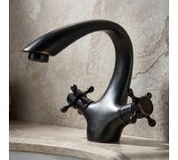 Rea Vintage Standing Basin Tap Mixer Bathroom Faucet Retro Old Black Ancient Heads