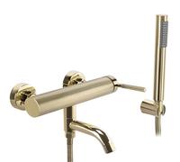 REA WALL Mounted Bath Faucet JS-B34803G Argon Gold Concealed Bathtub Faucet Made of Brass