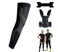 Reabtec Knitec V2 - Compression Sleeves for Knees and Legs, Flytex Full Leg Compression Sleeves, Reabtec Knee Supports Men, Leg Compressional Sleeve for Running Gym Recovery Men Women(#1PC,2XL)