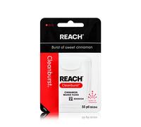 Reach Cleanburst Cinnamon Waxed Floss, 55 Yards (Pack of 4)