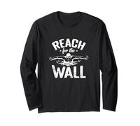 Reach for The Wall Swimmer Motivation Long Sleeve T-Shirt