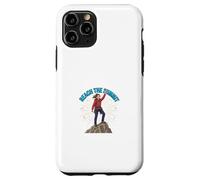 Reach The Summit Mountain Adventure Motivation Design Case for iPhone 11 Pro