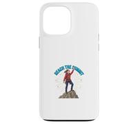 Reach The Summit Mountain Adventure Motivation Design Case for iPhone 13 Pro Max