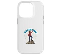 Reach The Summit Mountain Adventure Motivation Design Case for iPhone 14 Pro