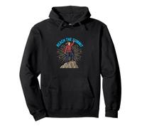 Reach The Summit Mountain Adventure Motivation Design Pullover Hoodie