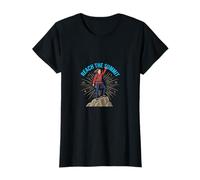 Reach The Summit Mountain Adventure Motivation Design T-Shirt