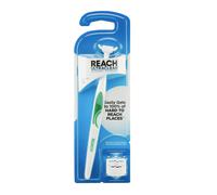 REACH Ultraclean Access Flosser Starter Kit, Unflavored, Plaque Remover for