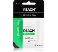 REACH Waxed Dental Floss, Mint, Plaque Remover, Shred Resistant, Extra Wide Cleaning, Gentle on Gums & Teeth, PFAS-Free, Oral Care, for Adults & Kids, 55yd, 1 Pack