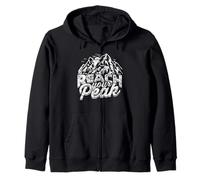 Reach Your Peak - Mountaineering Zip Hoodie