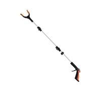 Reacher Grabber Tool Extra Long Grabbers Lightweight Handy Trash Claw Grabber with Magnets for Elderly - Orange - Easy Grab - Ergonomic and Comfortable Design - Super Strong Magnets - Foldable Design