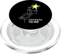 Reaching For My Star Geometric Inspirational Design PopSockets PopGrip for MagSafe