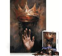Reaching for The Crown Painting 1000 Piece Jigsaws for Teenagers Puzzle Boost Memory Quiet Calm Premium Cut Heartfelt Gift (50x75cm)