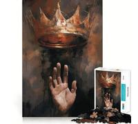 Reaching for The Crown Painting 1000 Pieces Jigsaws Adults Puzzles Gifts Mind Challenge Toy Easy Leisure Precise Cut (38x26cm)