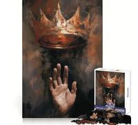Reaching for The Crown Painting Jigsaw Puzzle for Adults 1000 Pieces Mind Puzzle Calm Pastime Image Assembly Lovely Present (38x52cm)
