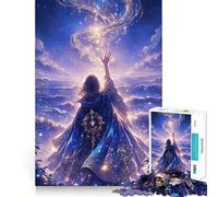 Reaching for The Stars Jigsaw Puzzles for Adults1000 Pieces Smart Game Quiet Calm Pattern Assembly Amazing Present (50x75cm)