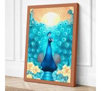 Reaching Toward Light Canvas Wall Art Print 18x12 Inch