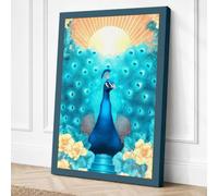 Reaching Toward Light Canvas Wall Art Print 18x12 Inch