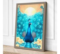 Reaching Toward Light Canvas Wall Art Print 18x12 Inch