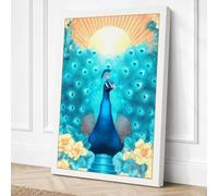 Reaching Toward Light Canvas Wall Art Print 36x24 Inch