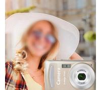 ReachMall 16MP Digital Camera, 1080P Vlogging Camera with 16X Zoom & Stabilization, 2.4" HD Screen Pocket Cam for Beginners, Travel, Red