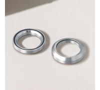 ReachMall 2 Pcs Bike Headset Bearings 1-1/8 Inch 45/45 Degree Steel Construction Design For Fork Stem Replacement Repair