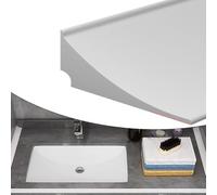 ReachMall 2M Bath Sink Edge Seal Trim, Water Barrier Retaining Strip, Silicone Shower Tray Sealing Strip, Gap Cover Caulk Strip, For Wet And Dry Separation