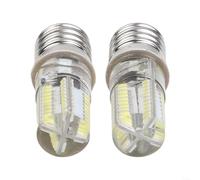 ReachMall 2X E17 LED Bulb 220V, Dimmable Microwave Oven Light Bulb for Oven Stove Lighting, 6000K Daylight White 360LM with E17 Intermediate Base
