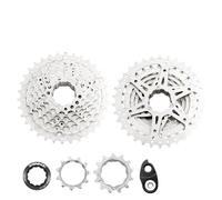 ReachMall 8 Speed Cassette, High-Strength Steel Freewheel 23-34T for Road & Mountain Bikes, Japanese-Style Hub Compatible, Silver