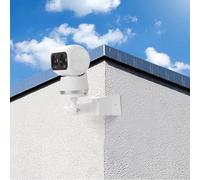 ReachMall Adjustable Bracket Mount for Eufy Security Indoor Cam S350, 360° Rotation Wall Ceiling Stand, ABS Camera Holder, Black