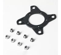 ReachMall Aluminium Alloy Chainring Adapter, 104/130 BCD Mid-Drive Motor Mount for 8-Spline E-Bike Urban Commuting