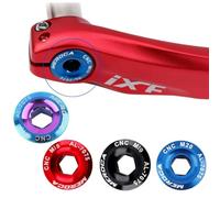 ReachMall Aluminum Alloy Crank Bolt Cover M19 M20 CNC Machined Lightweight Design For for xt for xtr for slx M4000 M590 M661 Road Bike