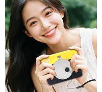 ReachMall Aluminum Lens Cap for Kodak MS300 C300R, Dustproof Scratch Resistant Camera Cover with Strap, Silver