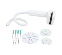 ReachMall Baby Camera Stand, 360° Adjustable Holder for HelloBaby, Infant Optics DXR-8 Pro, Nanit, Eufy, Owlet, VAVA, ABS+Metal Crib Mount, White (1.1M)