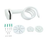 ReachMall Baby Camera Stand, 360° Adjustable Holder for HelloBaby, Infant Optics DXR-8 Pro, Nanit, Eufy, Owlet, ABS+Metal Crib Mount, White