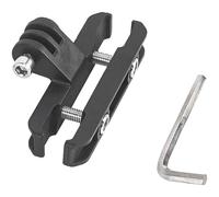 ReachMall Bike Saddle Taillight Holder, 45° Adjustable Seat Rail Mount Adapter for Garmin Varia RCT715 & Action Cameras,