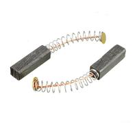 ReachMall Carbon Brushes for Electric Motors, Size 20mm x 6mm x 6mm, Includes Two Replacement Parts