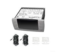 ReachMall Cooling Temperature Controller 120V for Refrigeration Systems - Digital Thermostat Outlet Socket Style - 32-140F Adjustment Grey