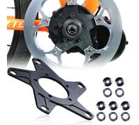 ReachMall eBike Chainring Adapter for 8Fun Bafang BBS01 BBS02, 130BCD 5-Bolt Motor Spacer, Aluminum Alloy 2.5mm