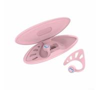 ReachMall Elf Ear Headphones, Wireless Headphones Blue-tooth, LED Display Earbuds, Dual Microphone Noise Reduction IPX7 (Pink)