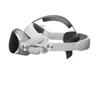 ReachMall Ergonomic VR Headband for Pro, Comfortable ABS EVA Replacement Strap with Adjustable Fit, White