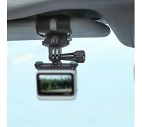 ReachMall For Insta360 X5 Car Camera Sun Visor Mount, ABS Dashboard Bracket for Vehicle Interior Recording, Black