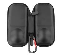 ReachMall For Insta360 X5/X4 Case, Shockproof Storage Bag with Fleece Lining, Compact Nylon Carry Pouch for Travel, Black