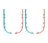 ReachMall Gamepad Decorative Cover, Left And Right Handles Decorative Strips For Nintendo Switch 2, Replaceable Decorative Cover For Nintendo(Left red right blue)