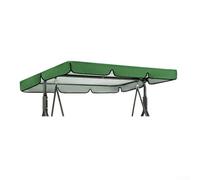 ReachMall Garden Swing for Top Cover, Garden Swing Seat Canopy Cover, Windproof Anti-UV Sun Shade, Patio Replacement Canopy(Green 195x125x15cm)