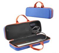 ReachMall Hair Dryer Straightener Storage Hard Bag, Shockproof Waterproof Travel Bag, 17.3 * 5.3 * 3.5in Hard EVA Case for Airstrait HT01(Blue)