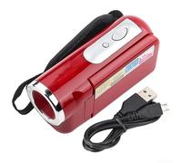 ReachMall HD Digital Camera, Compact Video Camera, HD Digital Camera With 2.4" LCD, Anti Shake 16X Digital Zoom Compact Vlogging Camera(Red)