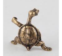 ReachMall Kung Fu Turtle Incense Holder Burner Stand, Zinc Alloy Zen Meditation Decor, for Office Study Bedroom Living Room