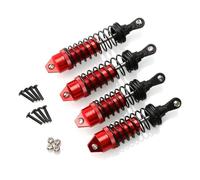 ReachMall Metal Shock Absorber Set for Traxxas Slash 4x4 1/10 RC Car, Front 100.8mm & Rear 115mm, Blue